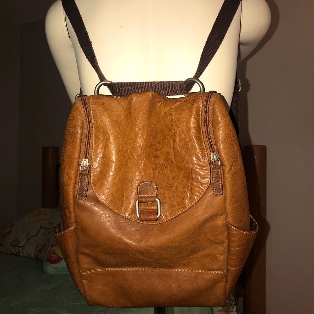 Jack Georges leather crossbody/backpack